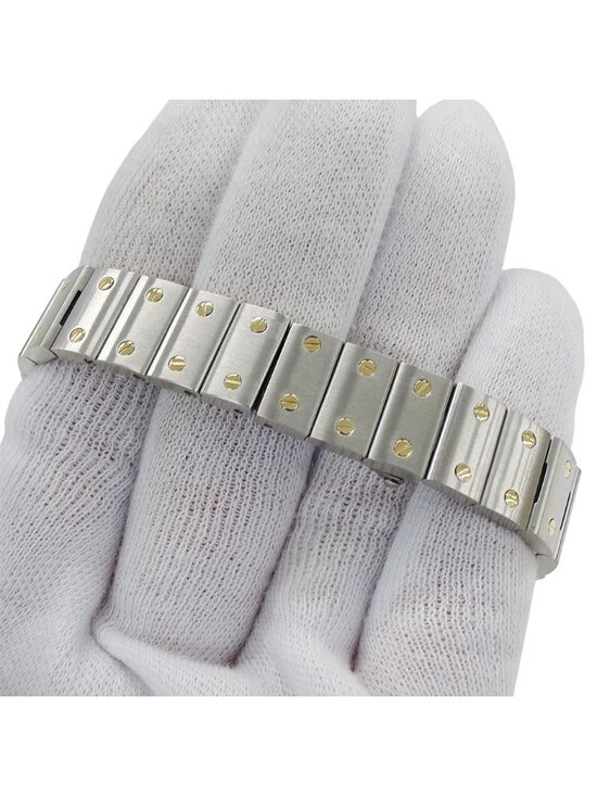 Cartier Watch Santos Galbe SM Quartz Stainless Steel Gold YG Combination main image 6